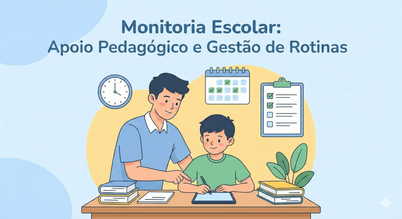 Monitoria Escolar: Apoio Pedagógico e Gestão de Rotinas